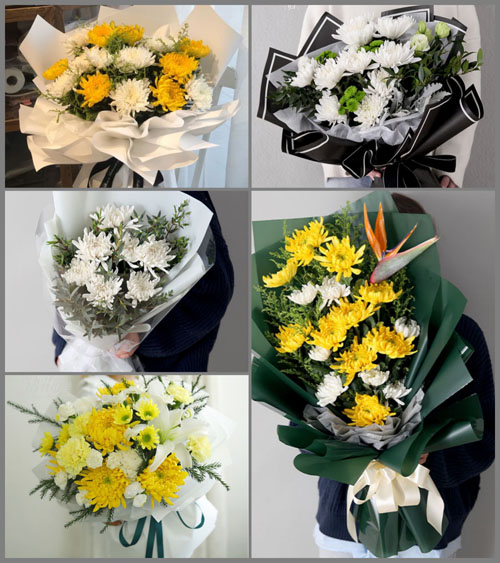 贵州黔西南州兴义市巴结镇歪染村白事花束代送